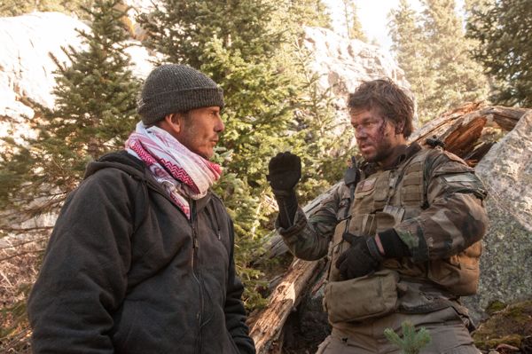 LONE SURVIVOR Peter Berg and Mark Wahlberg